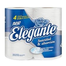 Producto - PAPEL HIGIENICO ELEGANTE X30 METROS X4 DOBLE HOJA