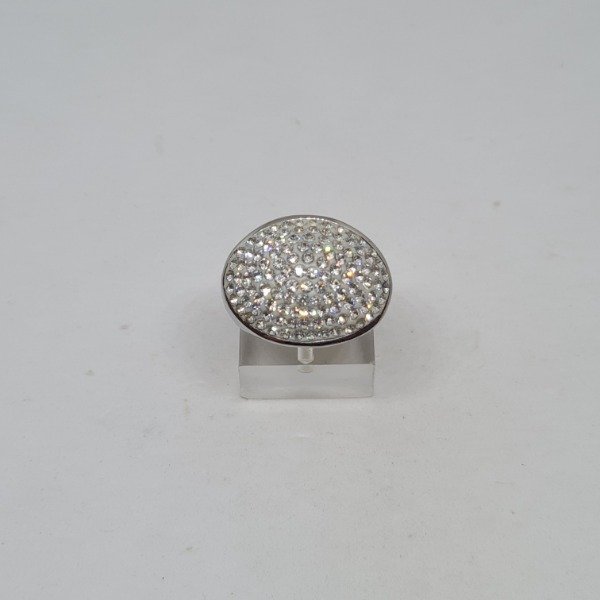 Producto - Anillo ovalado cubic blanco