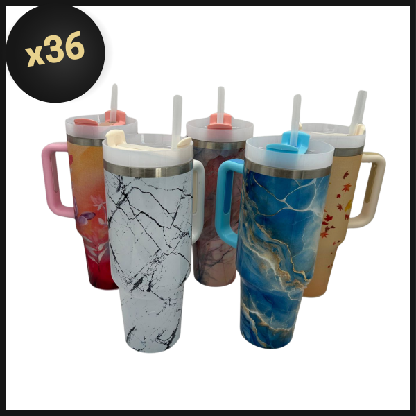 Producto - PROMO BULTO VASO TERMICO QUENCHER 1200ML CON DISEÑO SIN LOGO