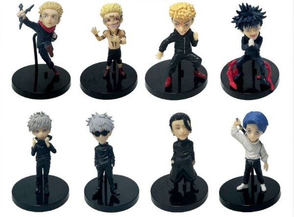 Producto - Jujutsu Kaisen - Set x8 - 9 Cm Precio Por Unidad