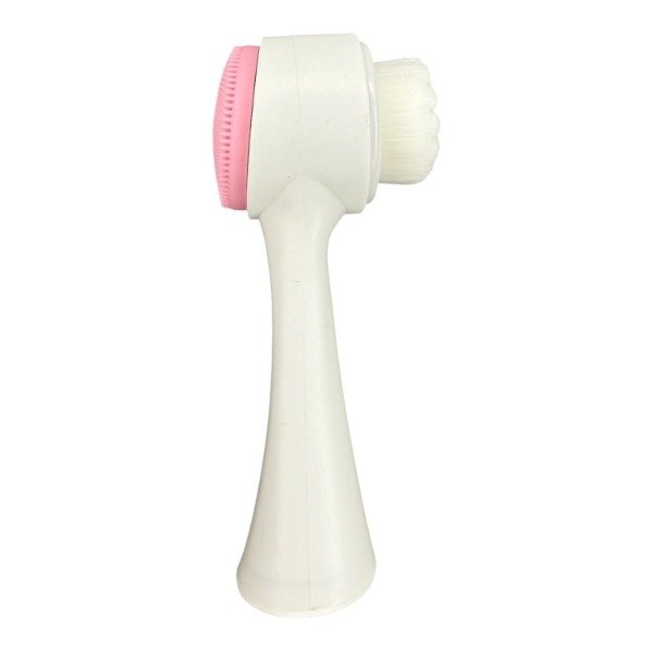 Producto - Cepillo Limpiador Facial 2 En 1 Doble Cara Silicona Limpiador Facial Cepillo