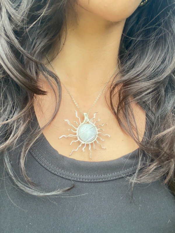 Producto - Dije Sol - Piedra de la Luna - 1