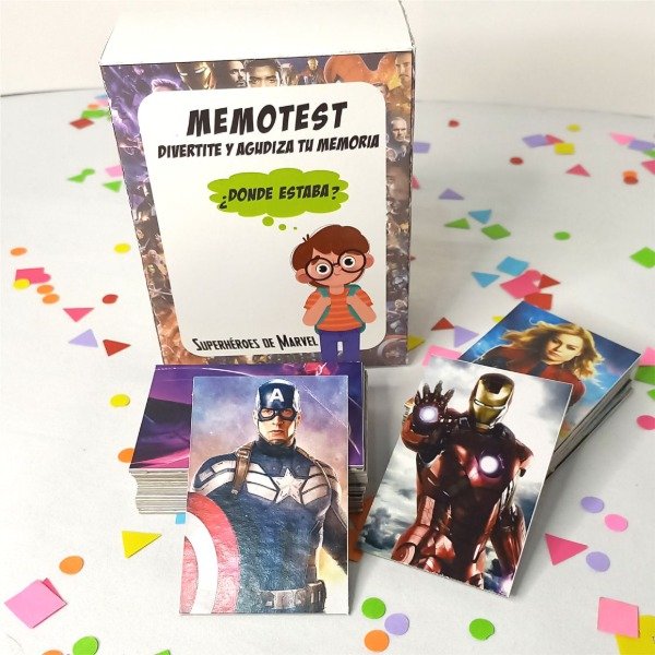Producto - Memotest Superhéroes de Marvel