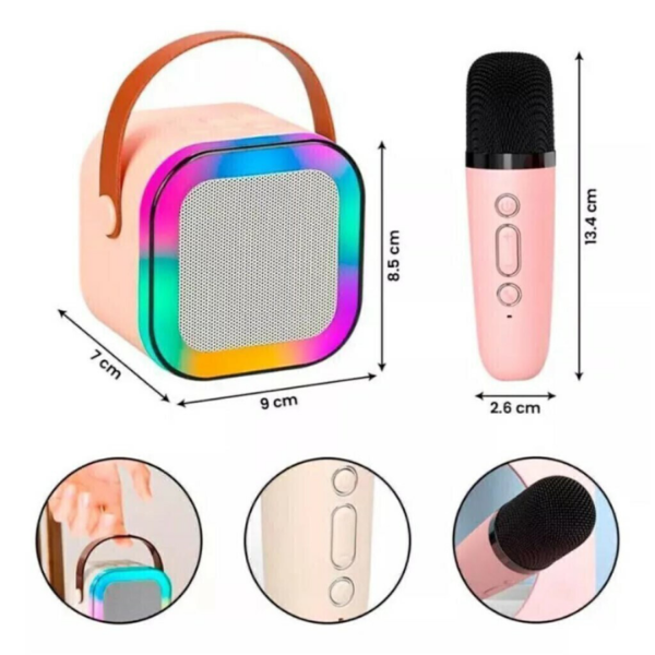 Producto - PARLANTE KARAOKE CON MICRÓFONO - K12