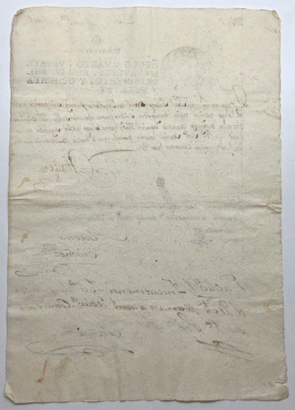Producto - Pleito Legal Sellado Siglo XVIII (Rey Carlos III de España) P. verjurado (1783) - 1