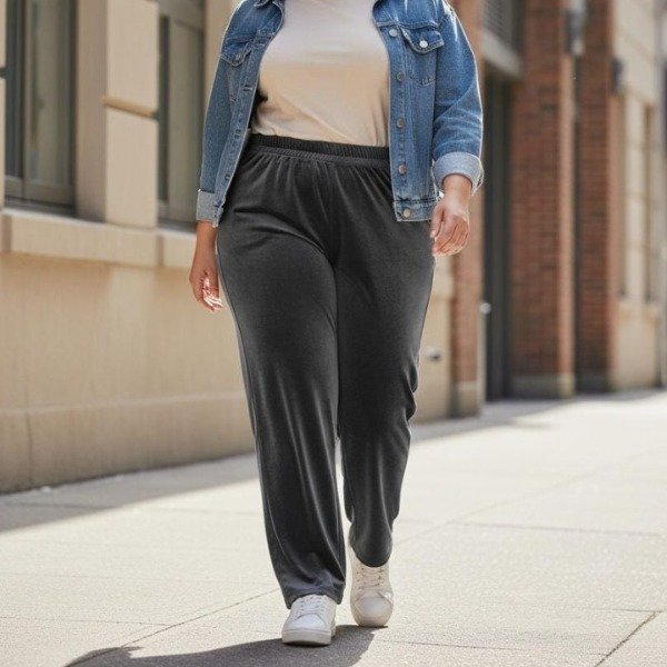 Producto - LINEA ANA Pantalón plush bifaz rectos