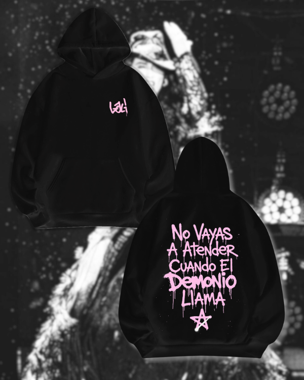 Producto - LLAMA RIVER BUZO NEGRO/ROSA
