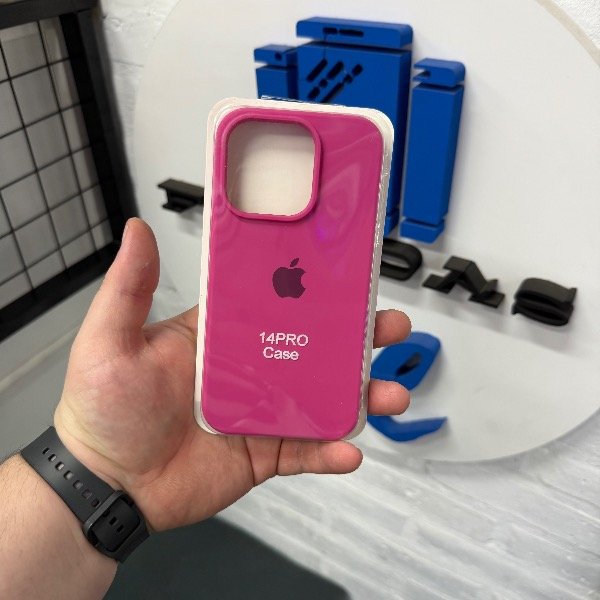 Producto - Silicone Case Rosa Chicle - iPhone 14 Pro