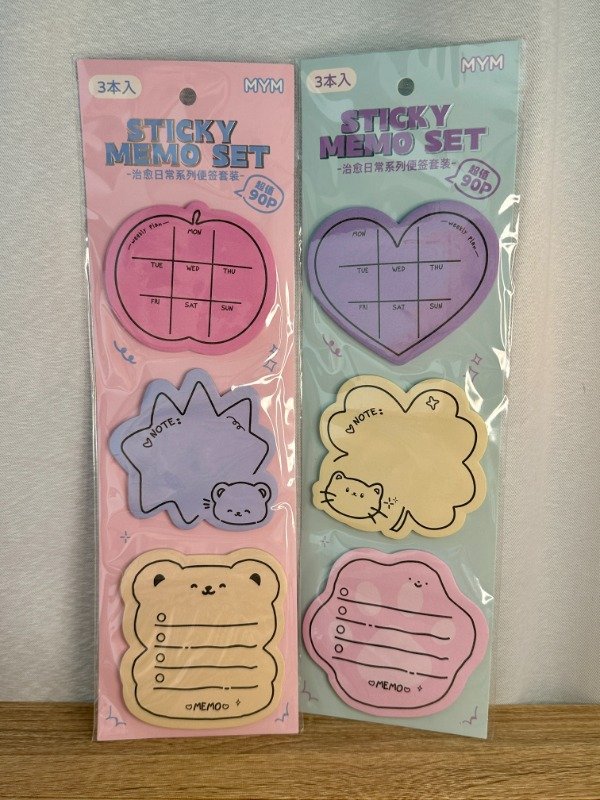 Producto - Memoset Notas Adhesivas x3