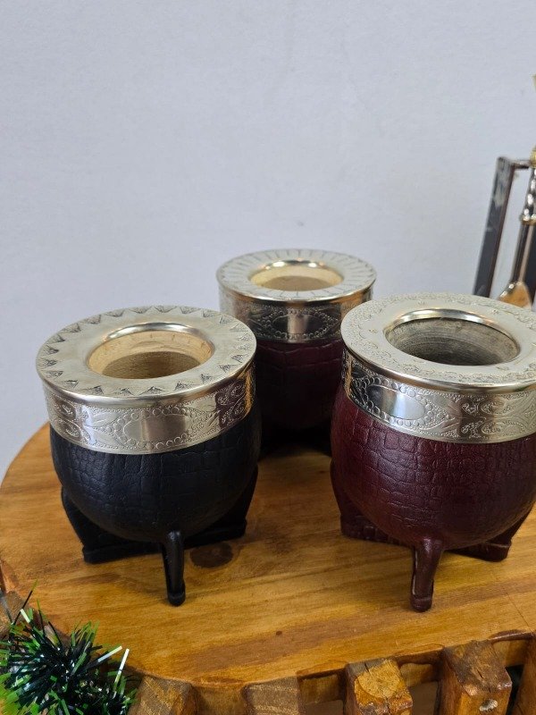 Producto - Mate Imperial Cincelado CUERO CROCCO