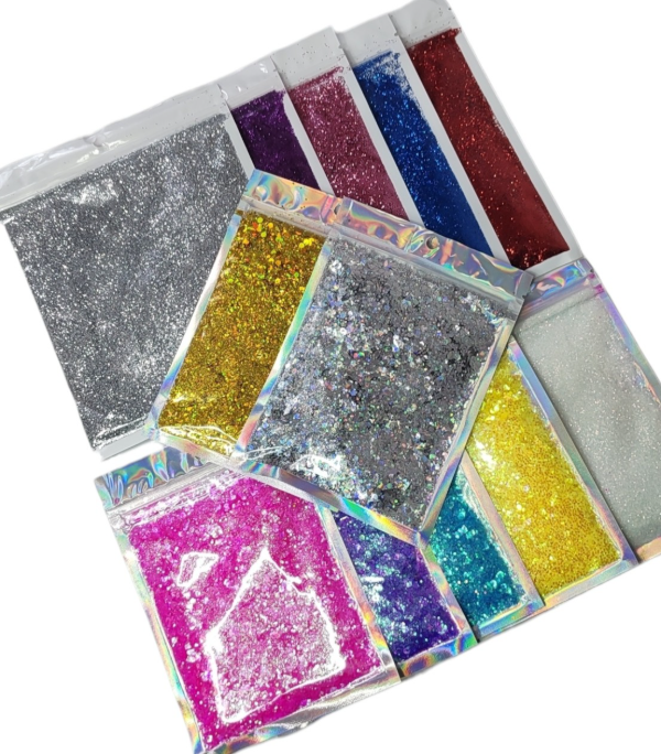 Producto - Pack Glitter en Polvo (600gr en total)