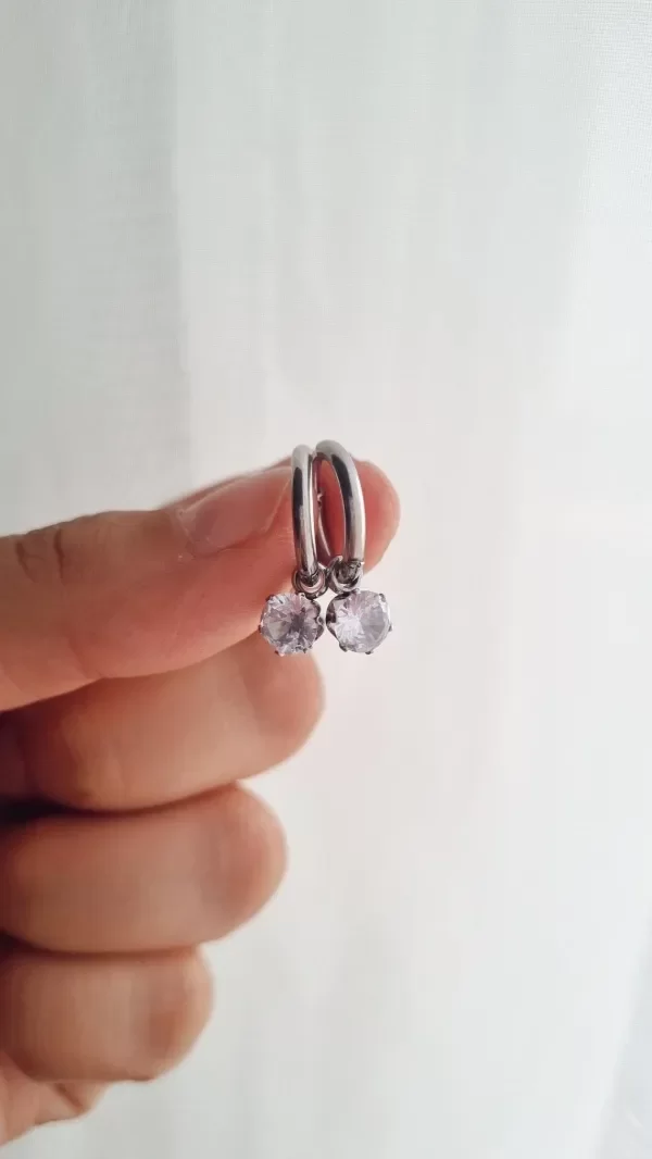 Producto - Aros cubanos strass circulo engarzado Aq