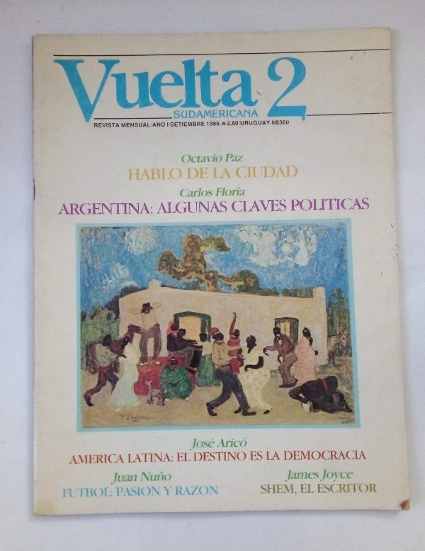 Producto - Vuelta sudamericana 2 #1 - Setiembre 1986 - Octavio Paz Joyce Floria