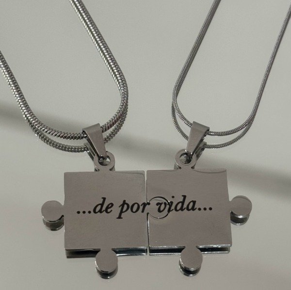 Producto - COLLAR ROMPECABEZAS DOBLE PERSONALIZADO