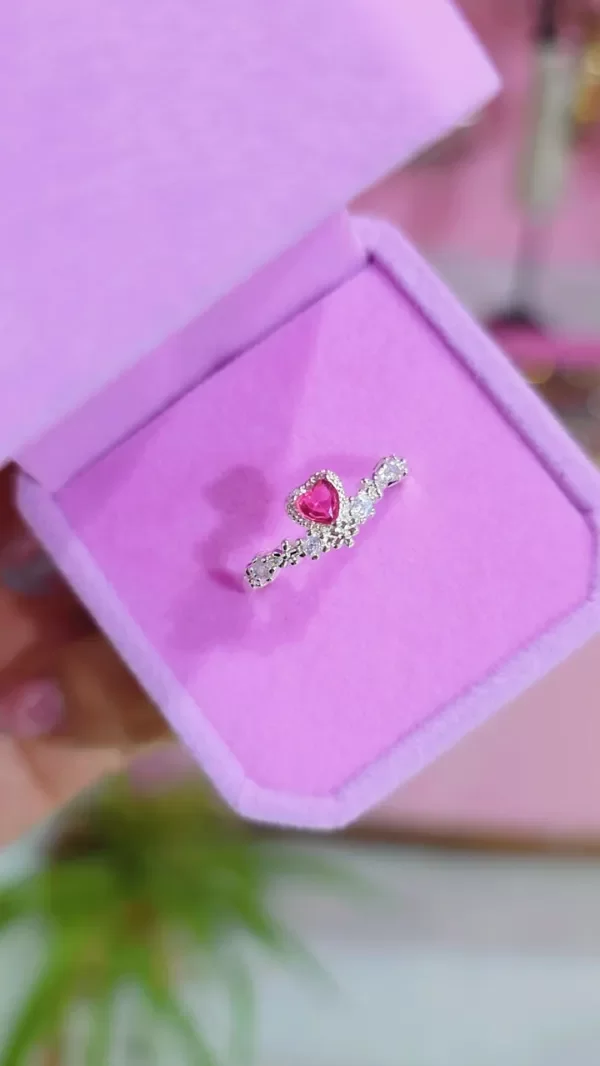 Producto - Cajita para 1 anillo rosita - 2