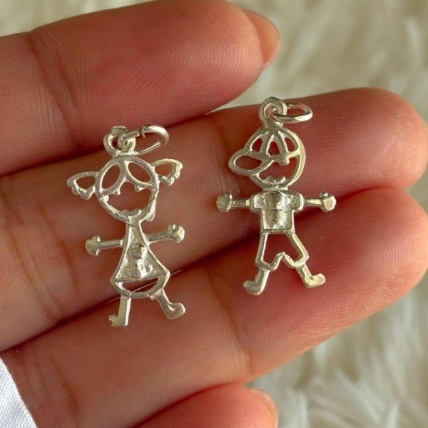 Producto - Dijes niños calados (cod.752)