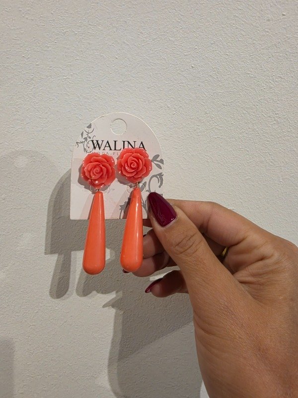 Producto - AROS GOTA FLOR CORAL ESPAÑOL