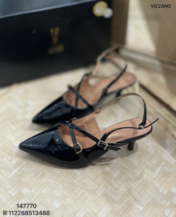 Producto - Stilettos vizzano-channel negro charol