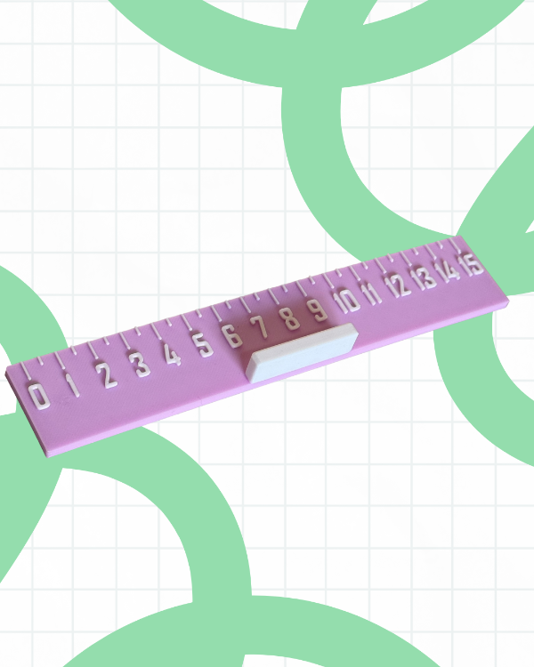 Producto - Regla con numeración ampliada y agarre - 0