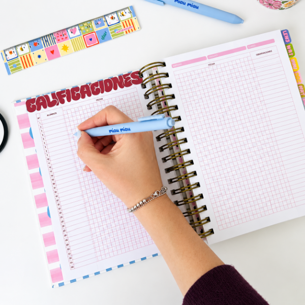 Producto - AGENDA LILAS - Semana a la vista DOCENTE - 2