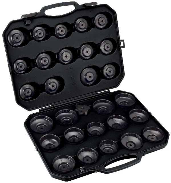 Producto - Conjunto de copas para filtro de aceite - 30 piezas  BE630