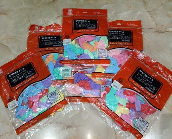 Producto - Látex Pastel Yehua Balloons 12" x25u