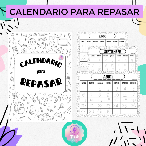 Producto - Calendario para repasar