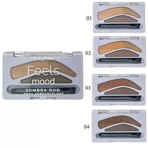 Producto - RUBY ROSE FEELS MOOD SOMBRA DUO PARA CEJAS HB-9357