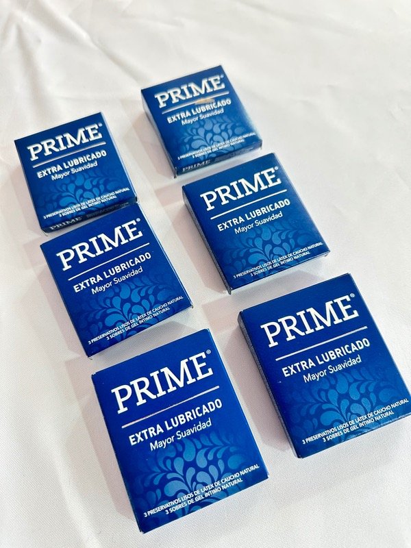 Producto - PRESERVATIVOS PRIME Extra lubricado x3
