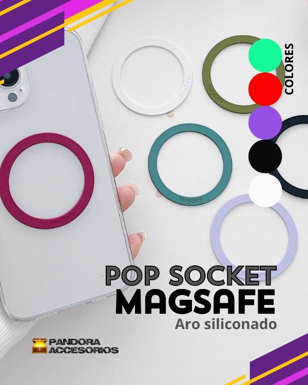 Producto - Pop Socket MagSafe Anillo Silicona - 0