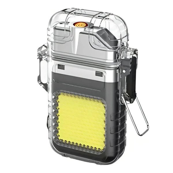 Producto - Encendedor Electrico Recargable USB-C Linterna COB Resistente al Agua