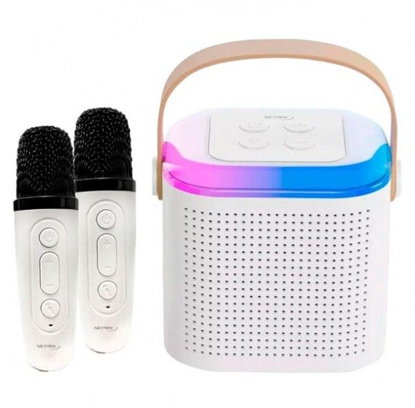 Producto - PARLANTE BLUETOOTH MINI KARAOKE C/ 2 MICROFONO  (NM-MOLLY)