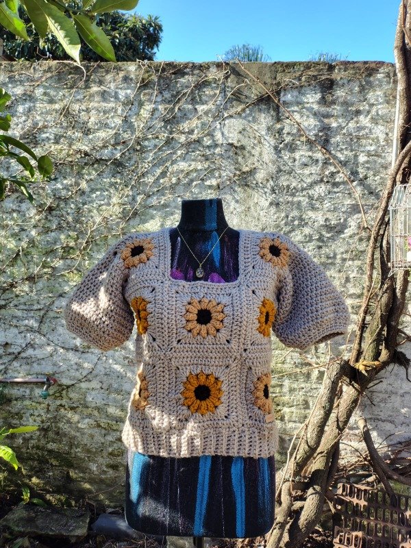 Producto - Chaleco Girasolado (manguita princesa)