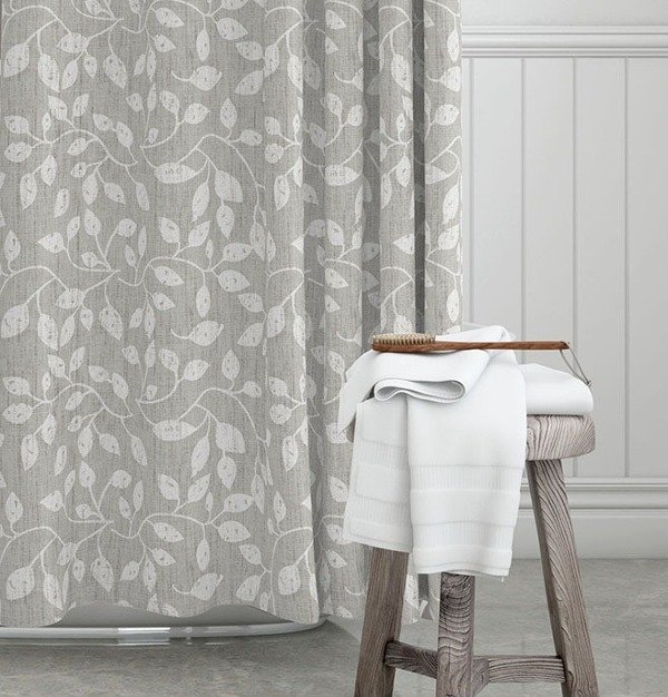 Producto - CORTINA DE BAÑO TEFLONADA CON ESTAMPA Y PACK DE TELA