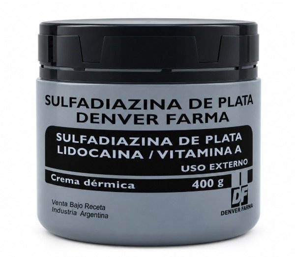 Producto - Sulfadiazina de Plata Denver Farma 400 g - 0