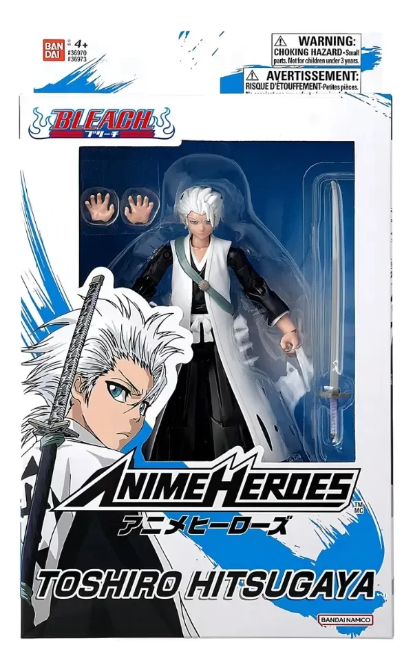Producto - Figura Toshiro Hitsugaya Anime Heroes Bleach - Original Bandai