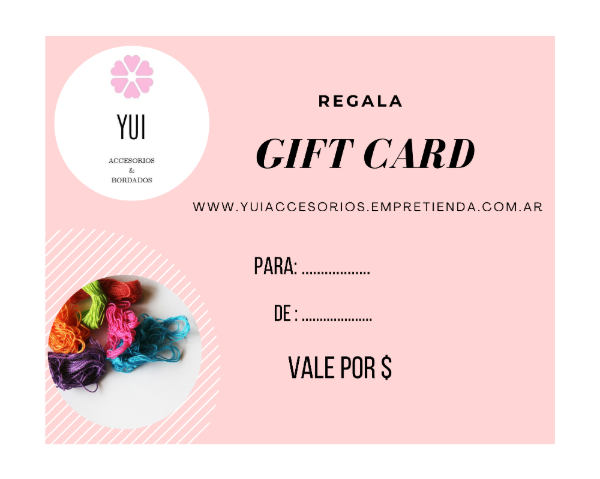Producto - Gift Card Yui