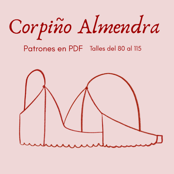 Producto - Molde PDF - Corpiño cruzado Almendra
