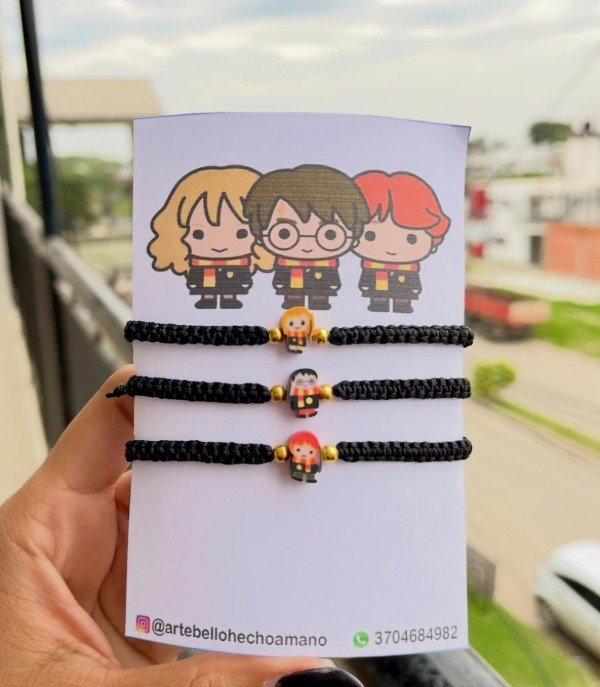 Producto - Pack x3 pulseras de Harry Potter