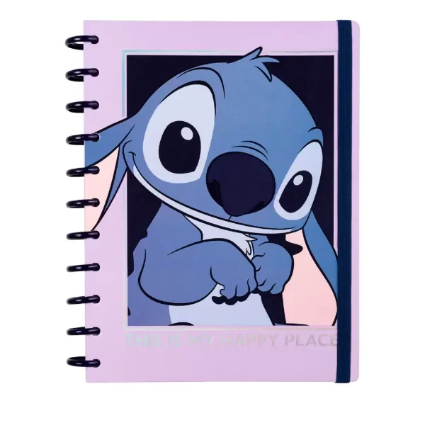 Producto - Cuaderno A Discos 21x28cm. "Stitch" - Mooving Loop