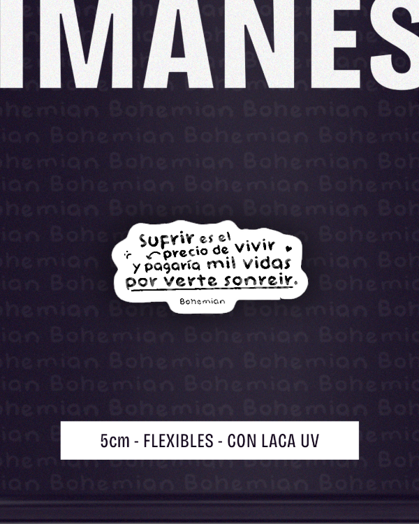 Producto - Iman VIVAMOS EL MOMENTO, AIRBAG con LACA UV - Airbag