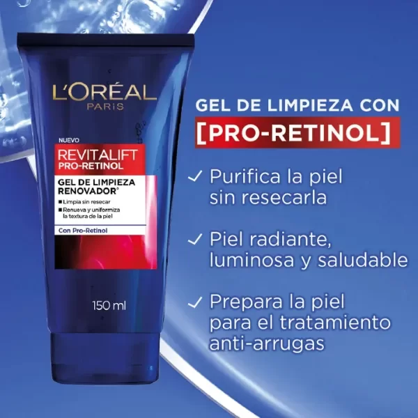 Producto - GEL LIMPIEZA FACIAL RETINOL - LOREAL
