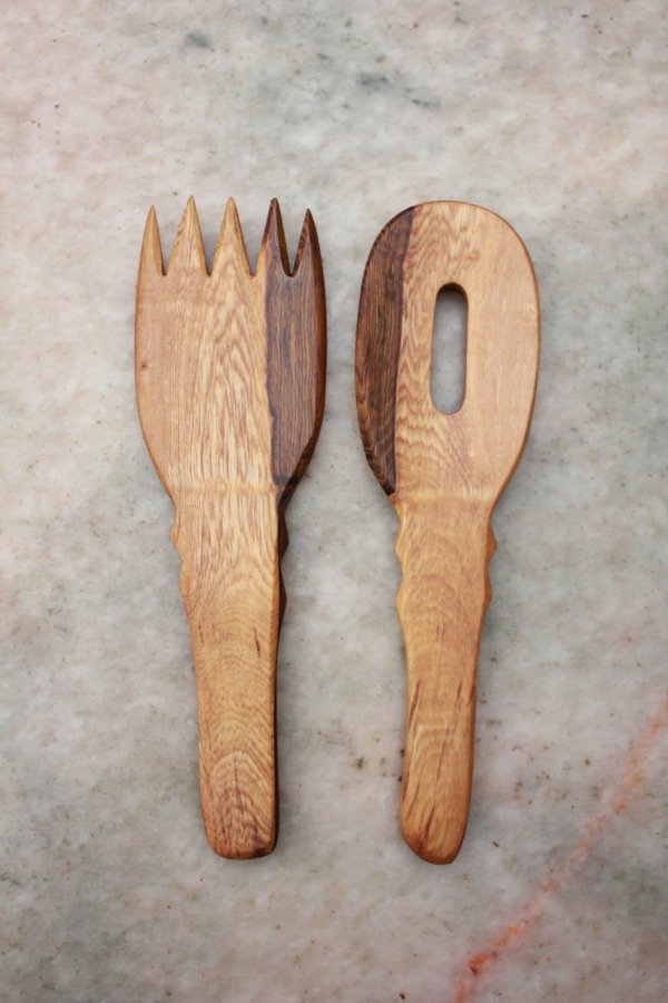 Producto - Par de cubiertos 6x20cm Guayubira