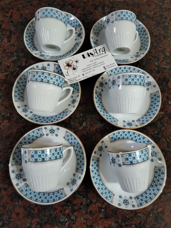 Producto - CAFE PORCELANA CELESTE X 6