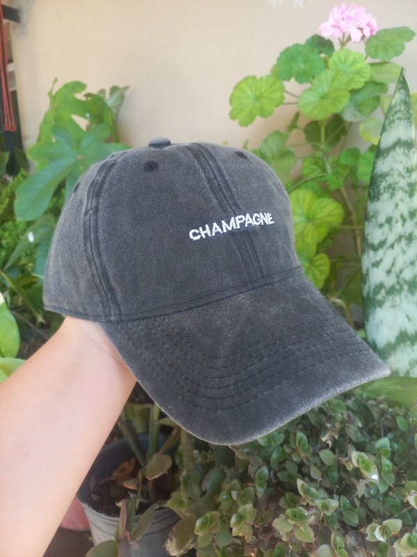 Producto - gorra "champagne" negra