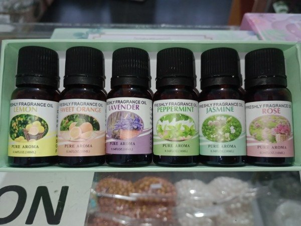 Producto - Set x6 aceites esenciales aromaterapia, humidificadores, velas H26 - 3