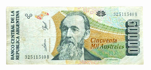 Producto - 50.000 Australes (1990) (De Paul - Gonzalez Fraga) Bott.2888 VF - 0