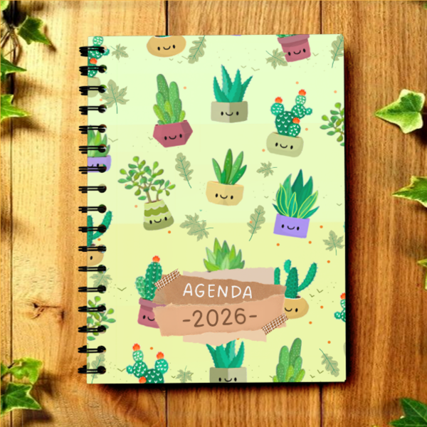 Producto - Agenda Perpetua 2026 Ilustrada 'Green House'