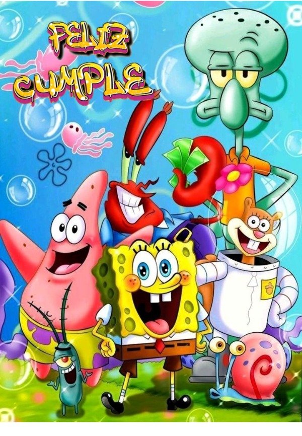 Producto - LAMINA BOB ESPONJA RECTANGULAR 3