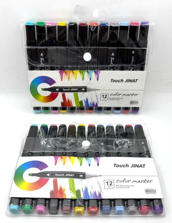 Producto - SET DE MARCADORES DOBLE PUNTA 12U